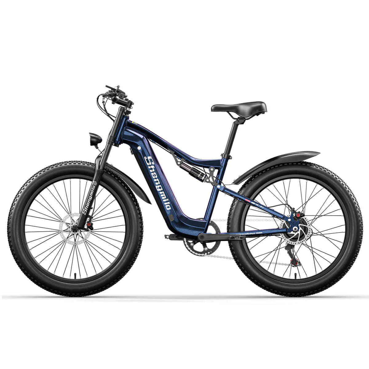 SHENGMILO MX03 1000W Motor All-Terrain Electric Mountain Bike 50KM Range 48V 17.5AH Battery