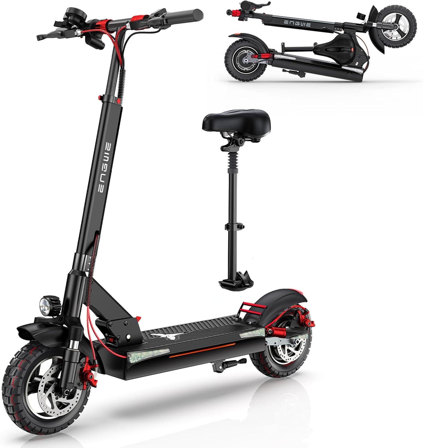 ENGWE Y600 830W Seated E-Scooter 70km Range 48V 18Ah Battery - PicarlyRide