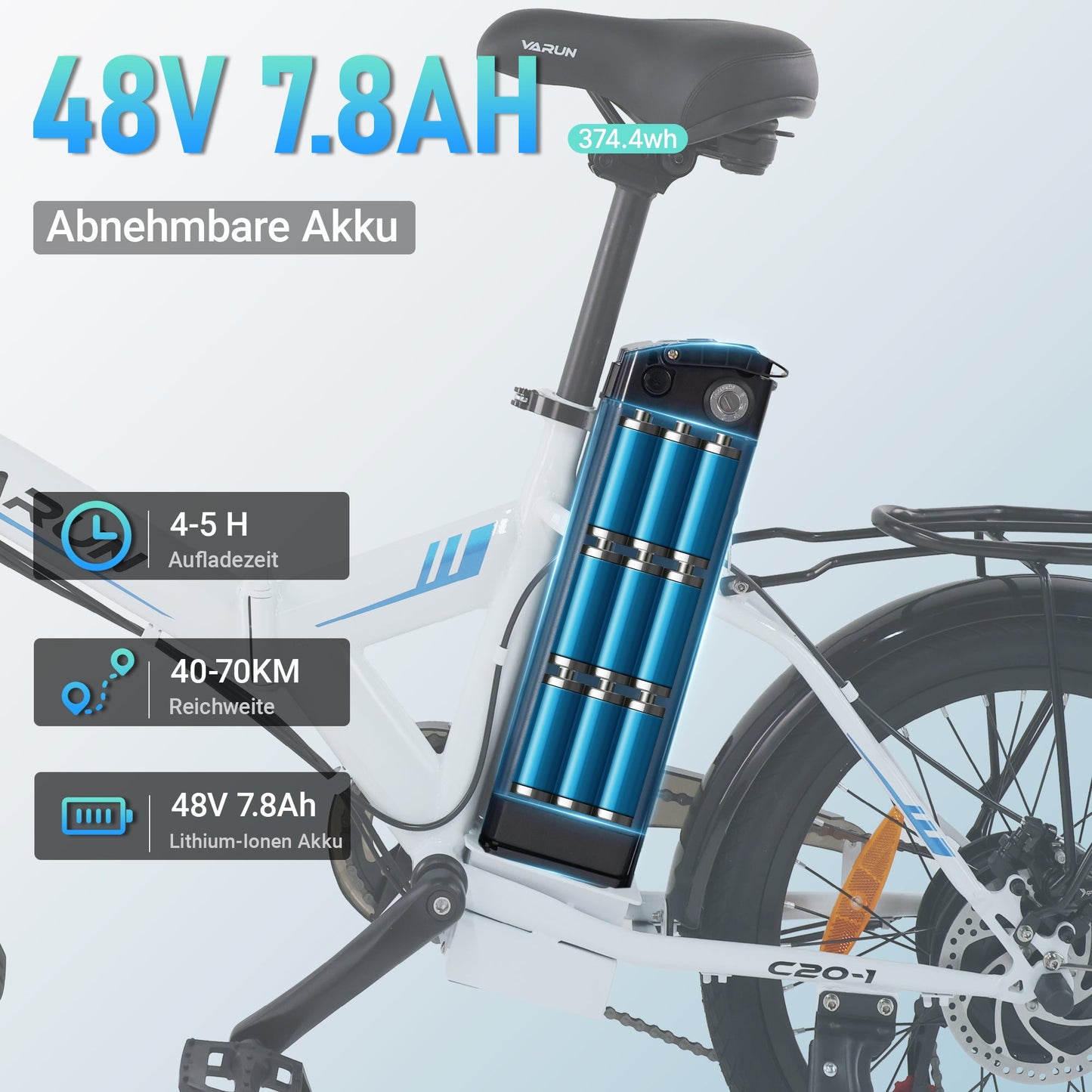 Bicicleta-eléctrica-VARUN-C20-1-con-autonomía-larga