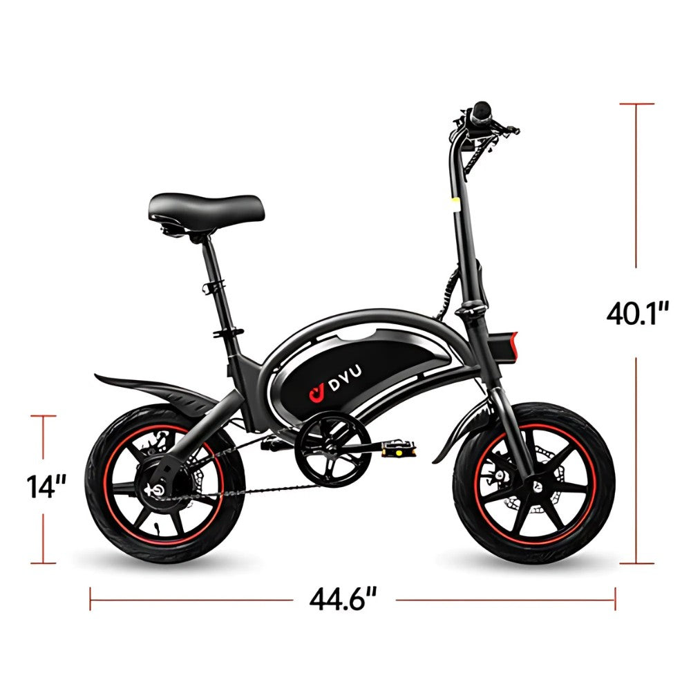 Bicicletta-elettrica-pieghevole-Dyu-D3F-mini-da-14-pollici