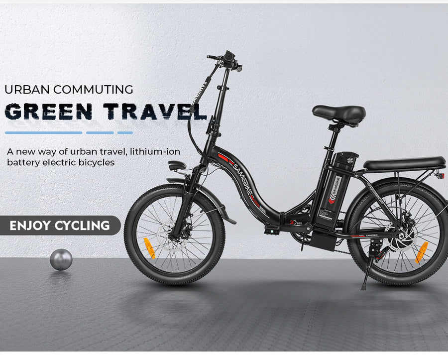 Bici eléctrica commuter SAMEBIKE CY20 velocidad máxima 32 km/h