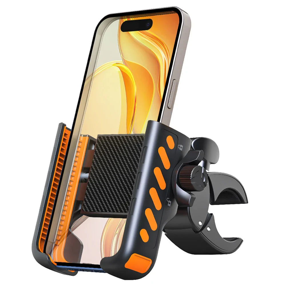 Bike Phone Holder Handlebar Clamp 360° Rotatable - PicarlyRide