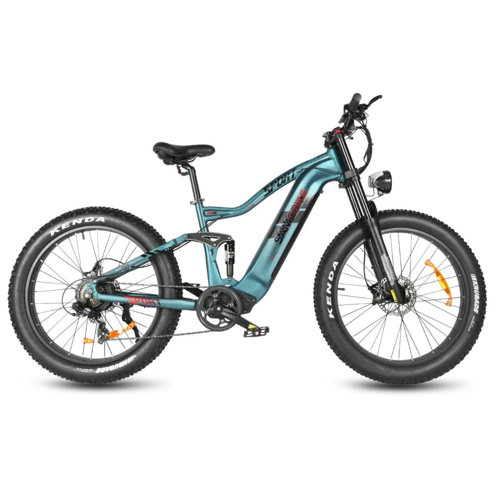 SAMEBIKE RSA08-II 1000W Motor Electric All-Terrain Bike 130km Range 48V 17Ah Battery 45km/h Speed Dual Suspension