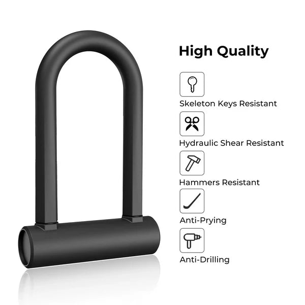 U Lock - Heavy Duty Security Scooter Lock for Electric Scooter - PicarlyRide