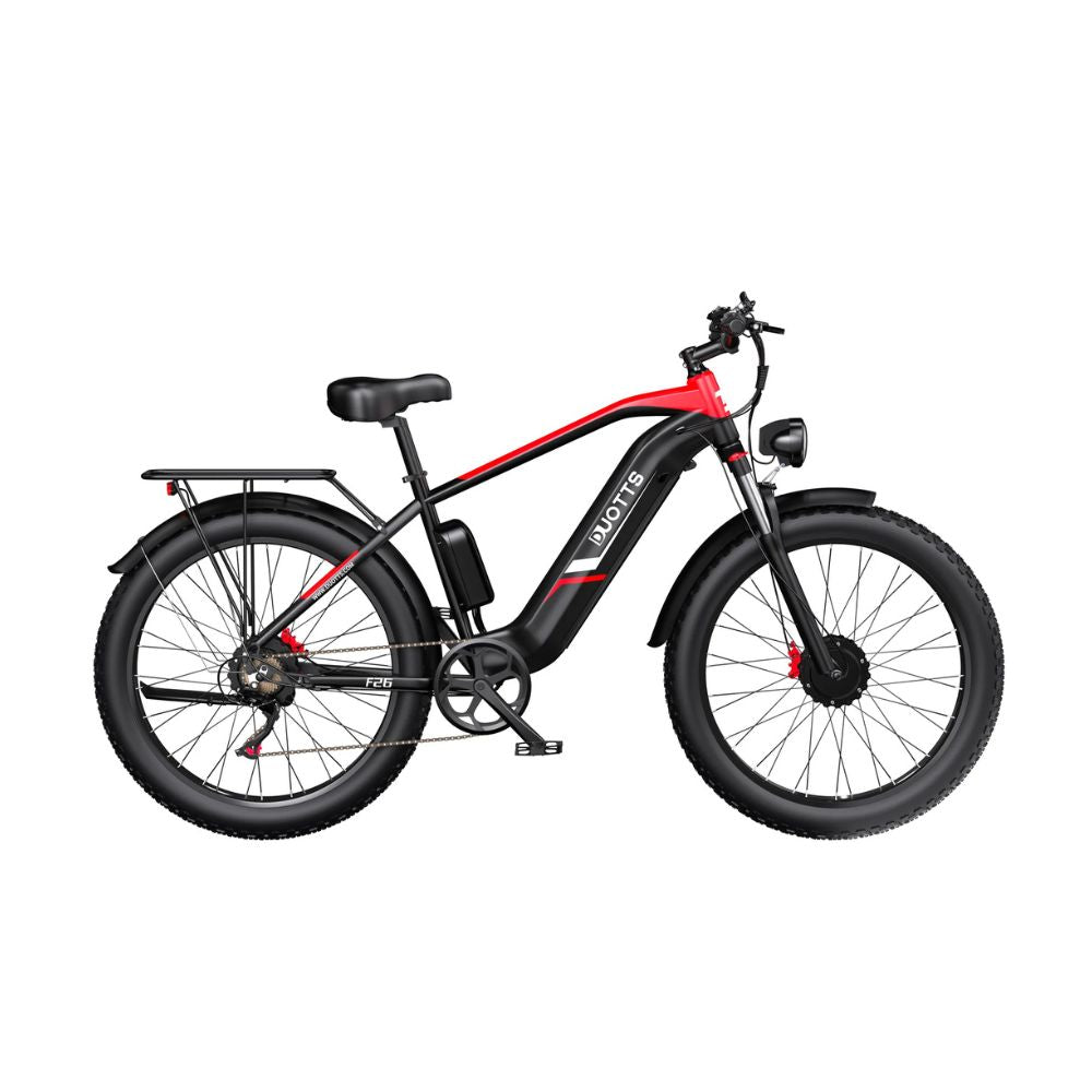 DUOTTS F26 Off-Road Electric Bike – 1500W Dual Motor, 26" Fat Tires, 7-Speed