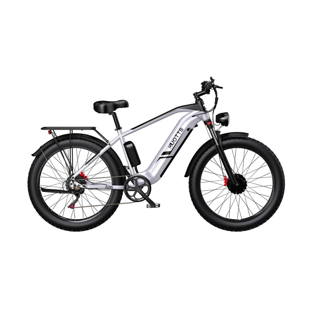 DUOTTS F26 Off-Road Electric Bike – 1500W Dual Motor, 26" Fat Tires, 7-Speed