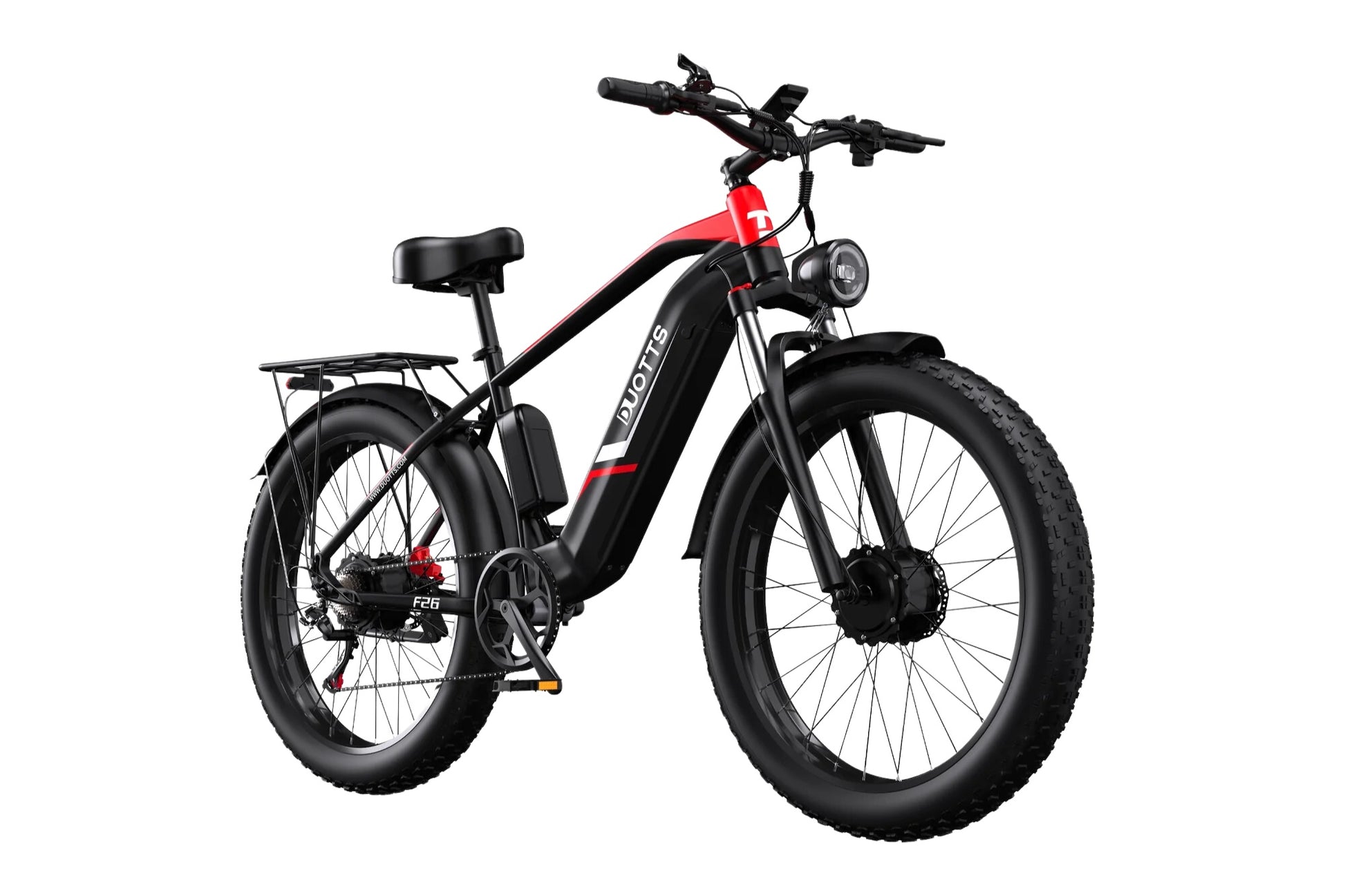 Duotts F26 Off-Road Electric Bike Black Red