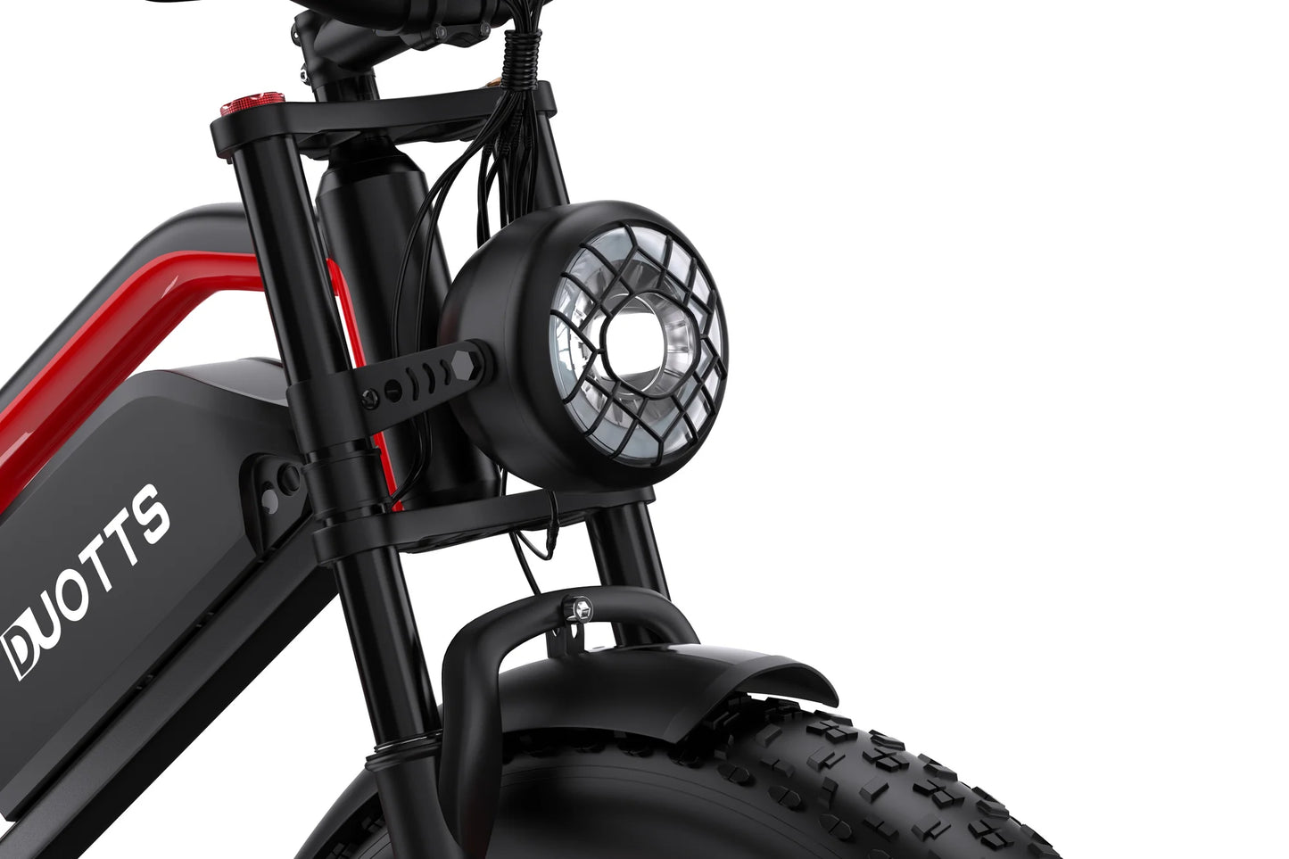 Duotts N26 Motorcycle-Inspired Design Black Red