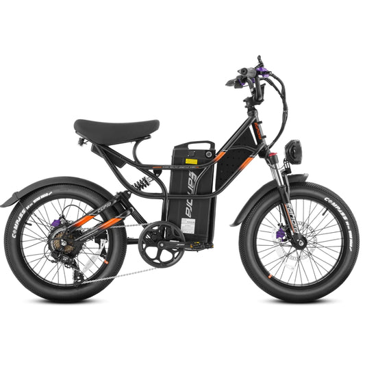 EAHORA  Cupid 1000W Long Range E-Bike 85–100 Miles 48V 30Ah 1,440Wh Battery - PicarlyRide