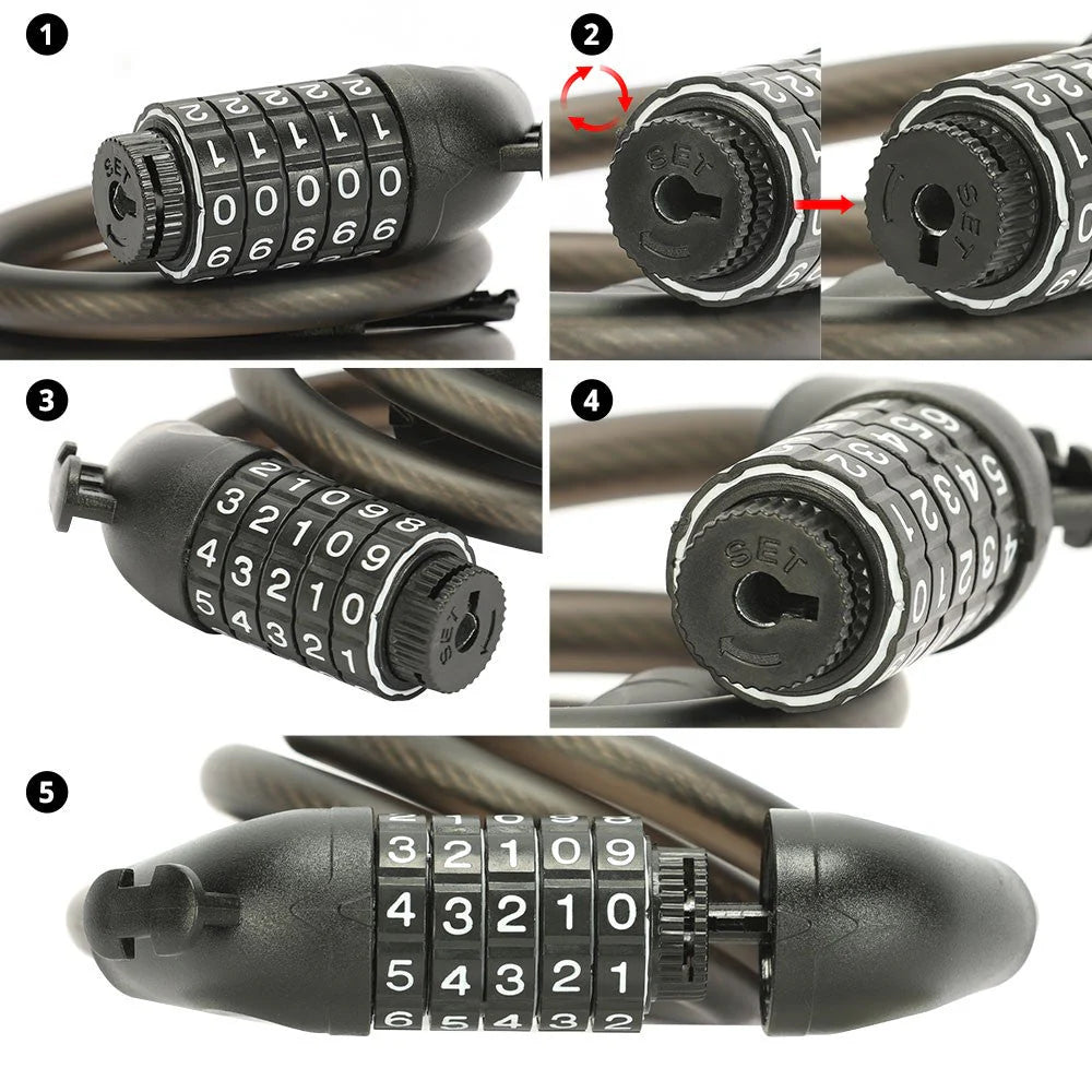 E-Bike Password Cable Lock - PicarlyRide