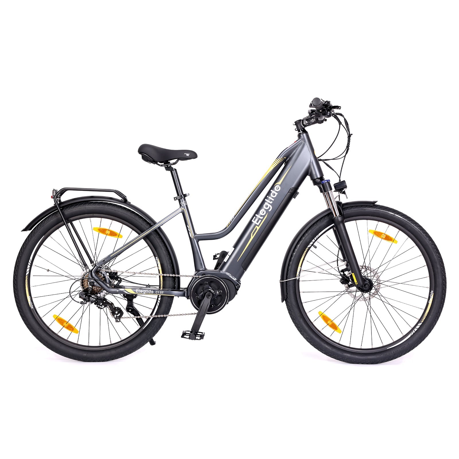 Eleglide C1 ST 432W Mid-Drive Trekking Bike 150 KM Range 36V 14.5Ah Battery - PicarlyRide
