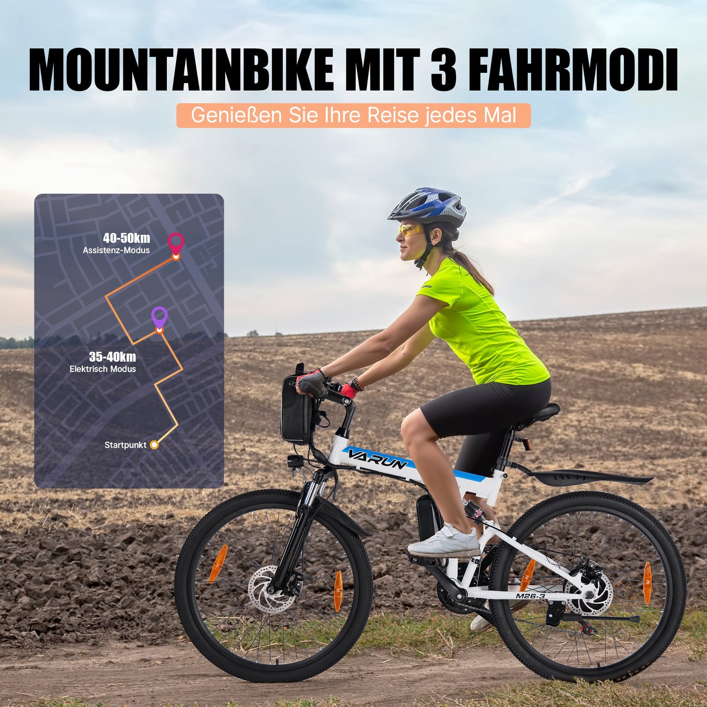 Elektrofahrrad-VARUN-M26-3-mit-250W-Motor-und-langer-Reichweite