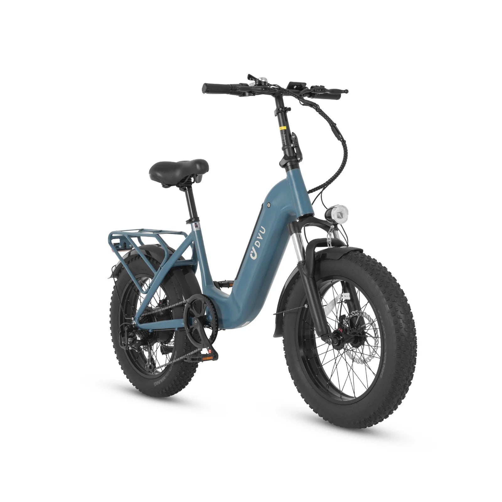 DYU FF500 500W Fat Tire Foldable Electric Bike 70KM Range 48V 14Ah Battery - PicarlyRide