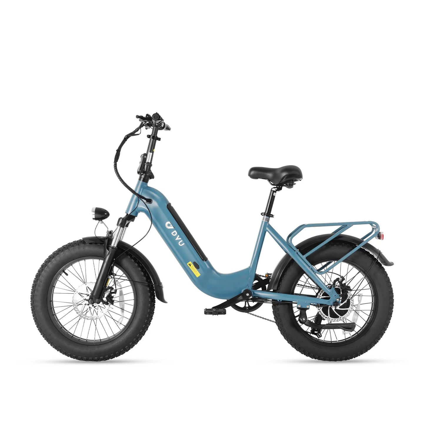 DYU FF500 500W Fat Tire Foldable Electric Bike 70KM Range 48V 14Ah Battery - PicarlyRide