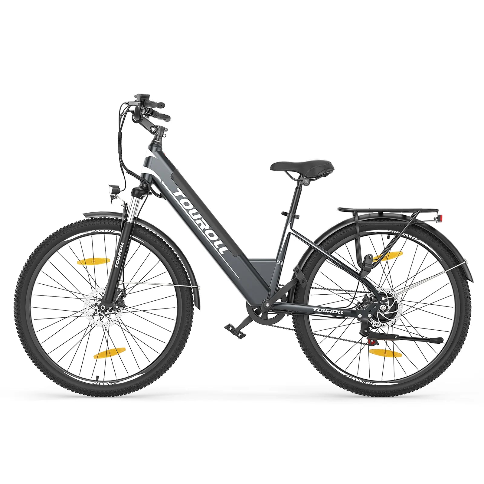 Touroll J1 ST 250W Trekking Electric Bike 100 KM Range 36V Battery 25 KM/H Top Speed - PicarlyRide