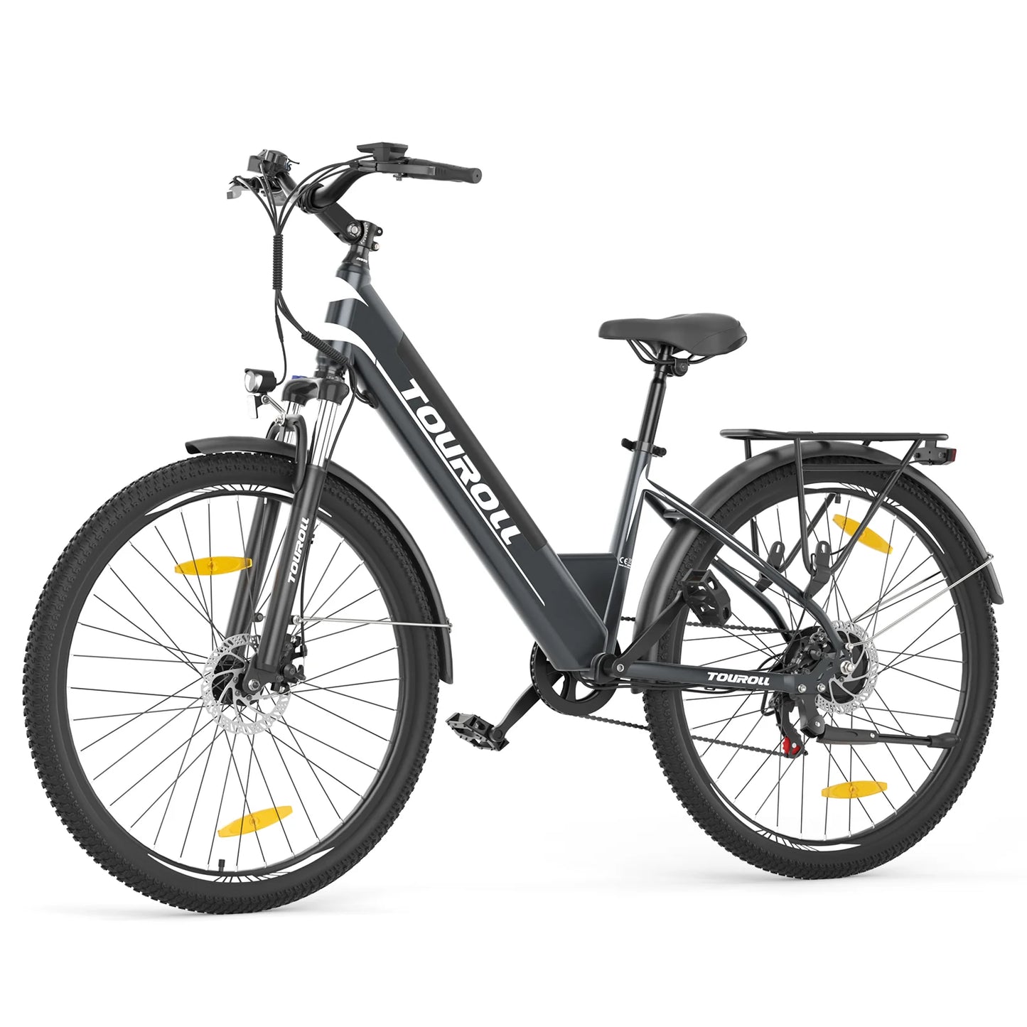 Touroll J1 ST 250W Trekking Electric Bike 100 KM Range 36V Battery 25 KM/H Top Speed