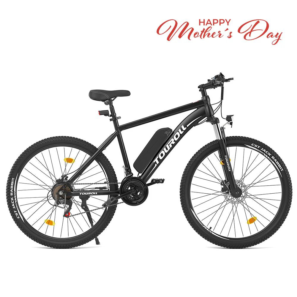 Touroll U1 250W Mountain Electric Bike 65 KM Range 36V Battery 25 KM/H Top Speed - PicarlyRide