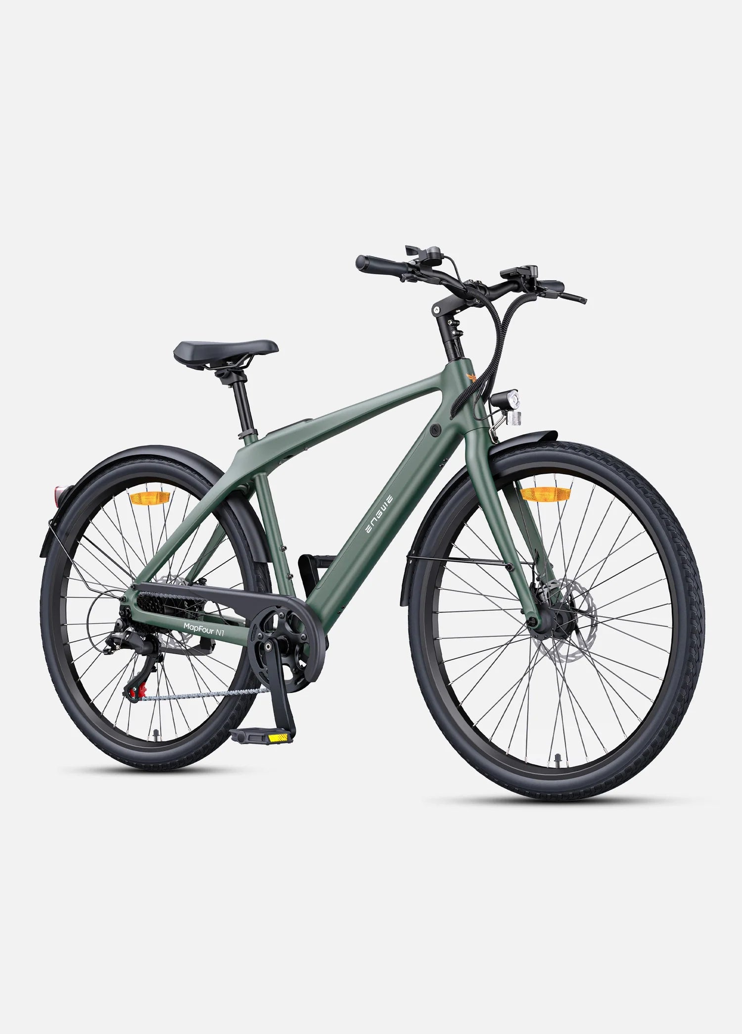 Engwe MAPFOUR N1 AIR 250W 40Nm Carbon Fiber City Electric Bike 100KM Range 36V 10Ah Battery - PicarlyRide