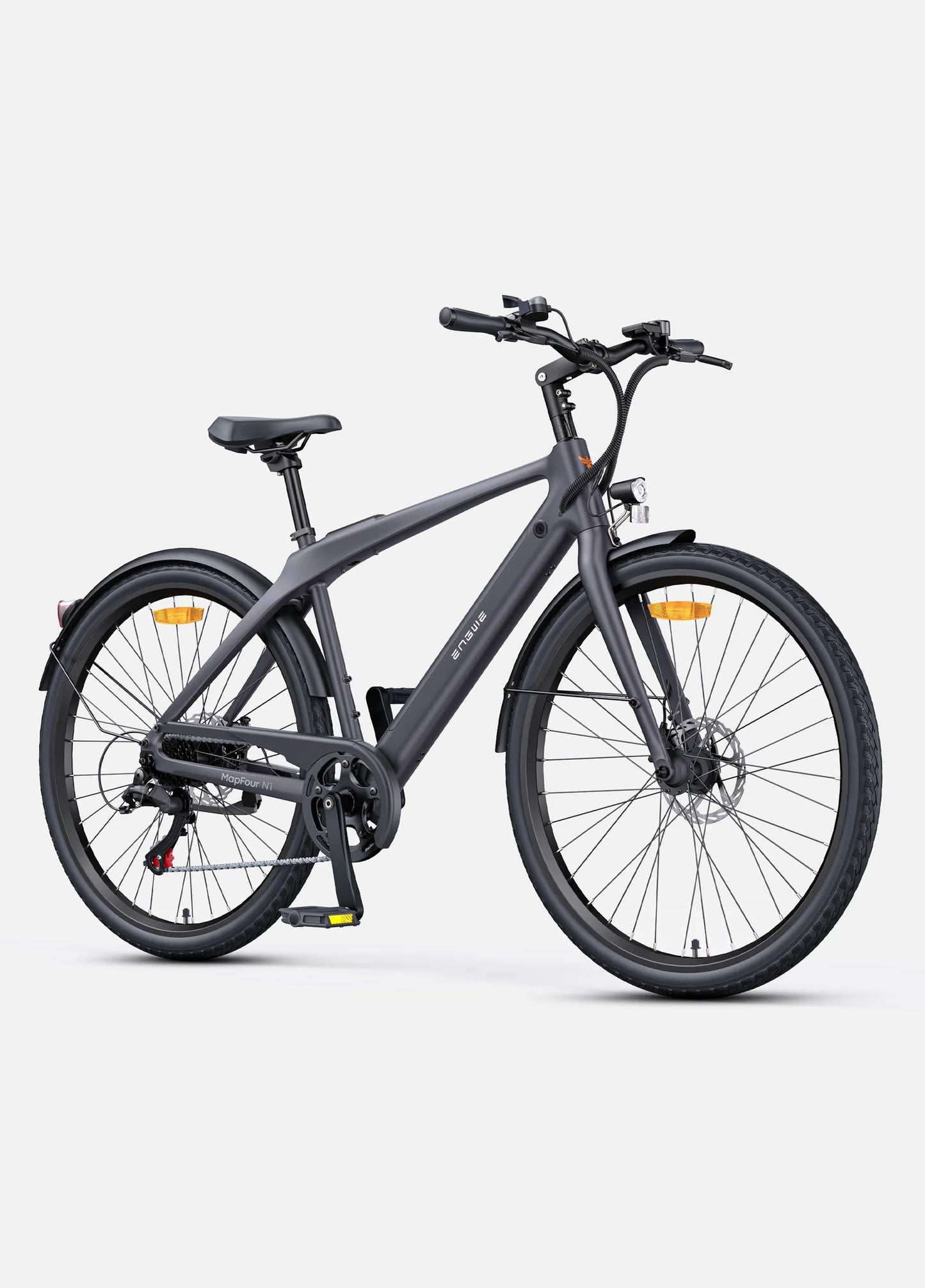 Engwe MAPFOUR N1 AIR 250W 40Nm Carbon Fiber City Electric Bike 100KM Range 36V 10Ah Battery - PicarlyRide