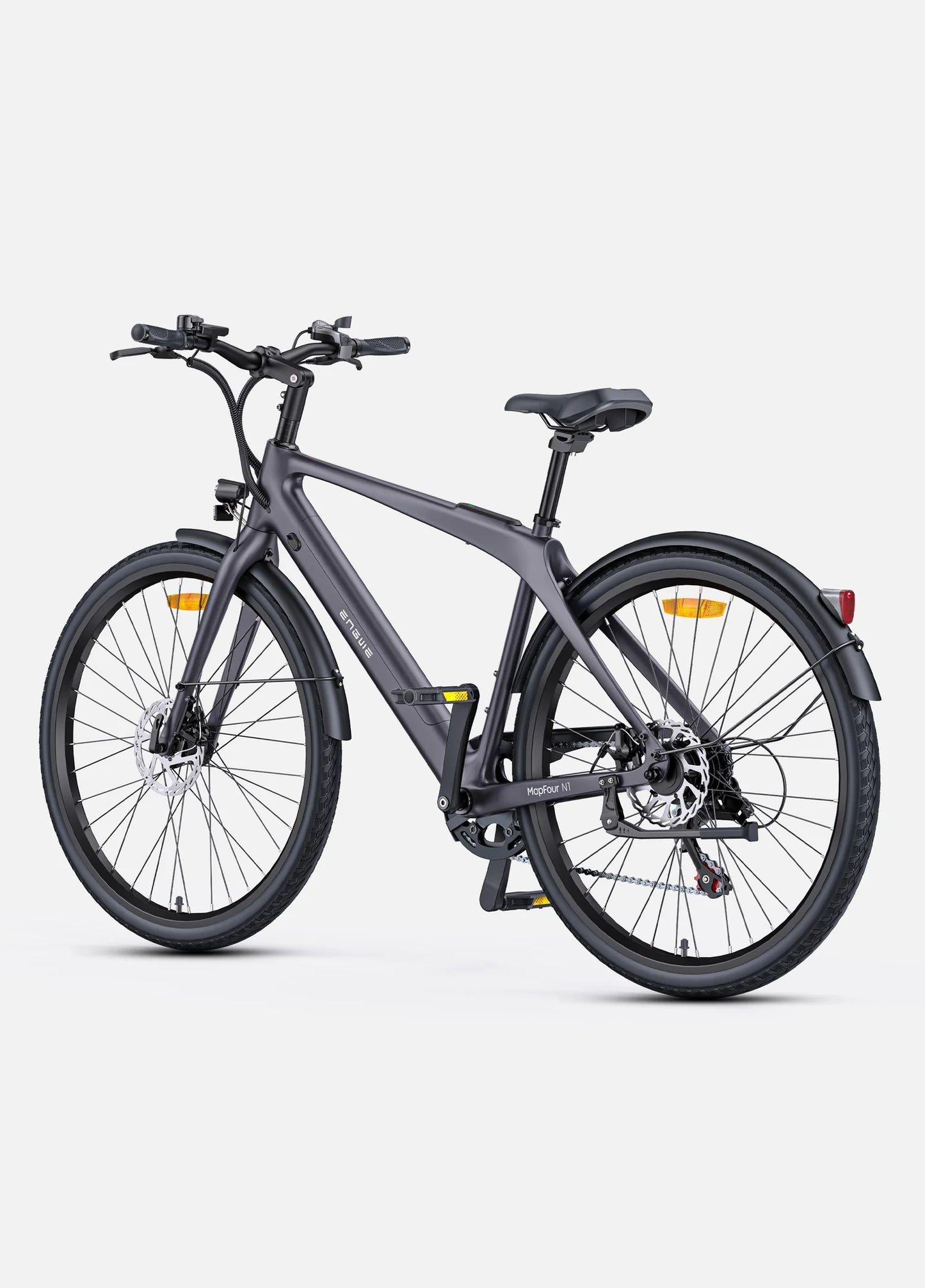 Engwe MAPFOUR N1 AIR 250W 40Nm Carbon Fiber City Electric Bike 100KM Range 36V 10Ah Battery - PicarlyRide