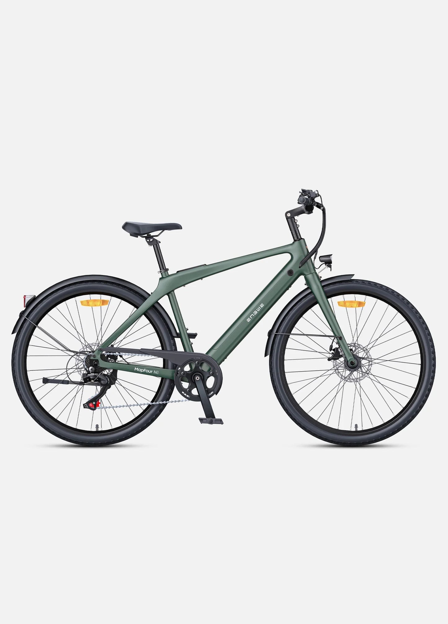 Engwe MAPFOUR N1 AIR 250W 40Nm Carbon Fiber City Electric Bike 100KM Range 36V 10Ah Battery - PicarlyRide