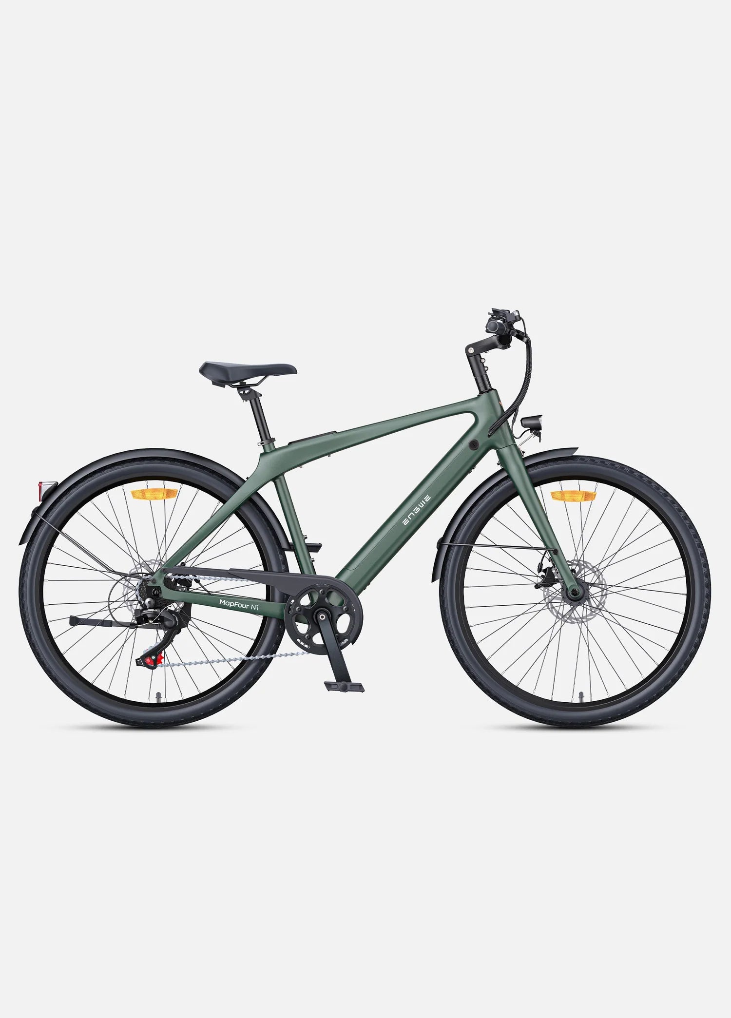 Engwe MAPFOUR N1 AIR 250W 40Nm Carbon Fiber City Electric Bike 100KM Range 36V 10Ah Battery - PicarlyRide