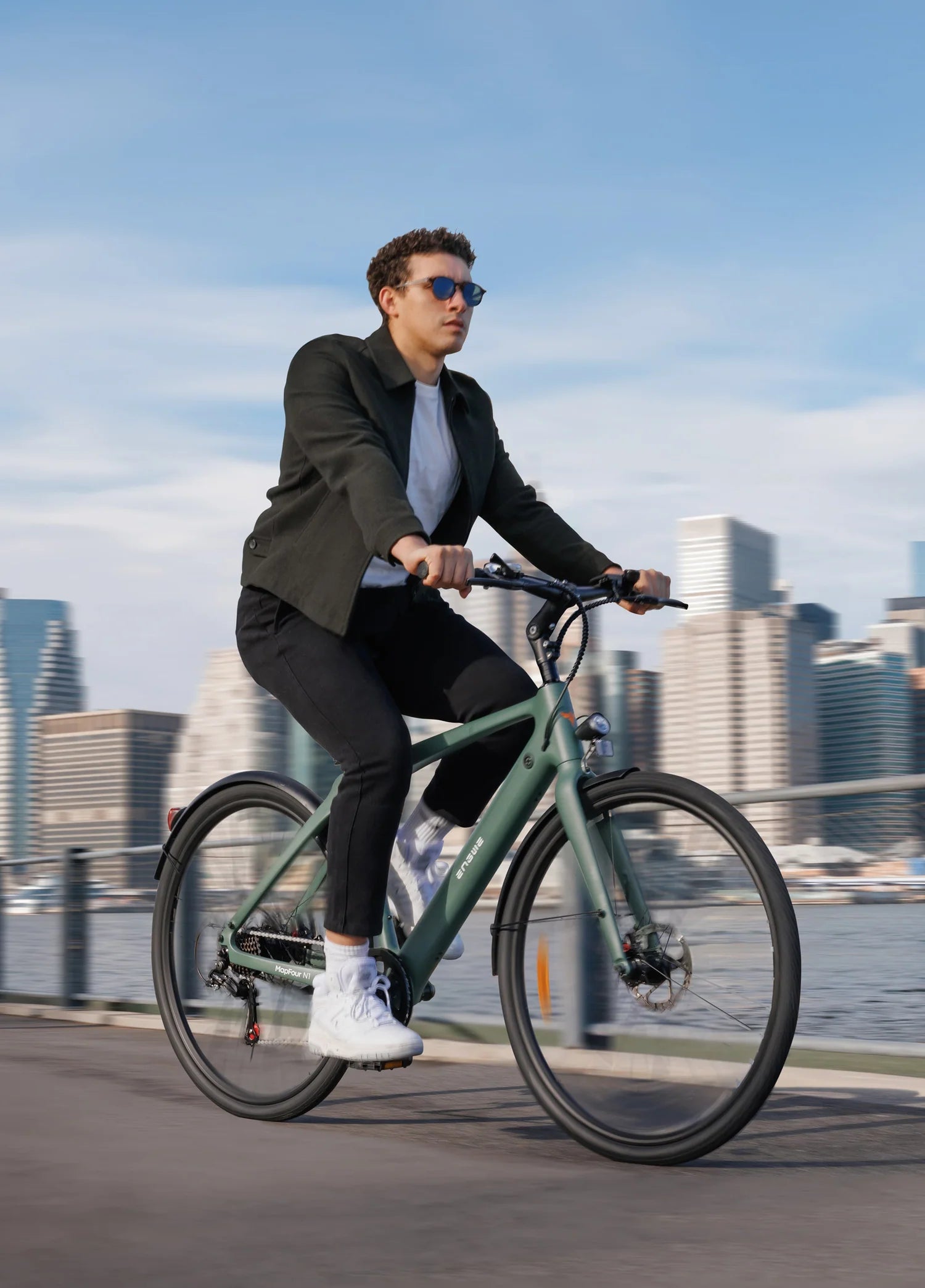 Engwe MAPFOUR N1 AIR 250W 40Nm Carbon Fiber City Electric Bike 100KM Range 36V 10Ah Battery - PicarlyRide