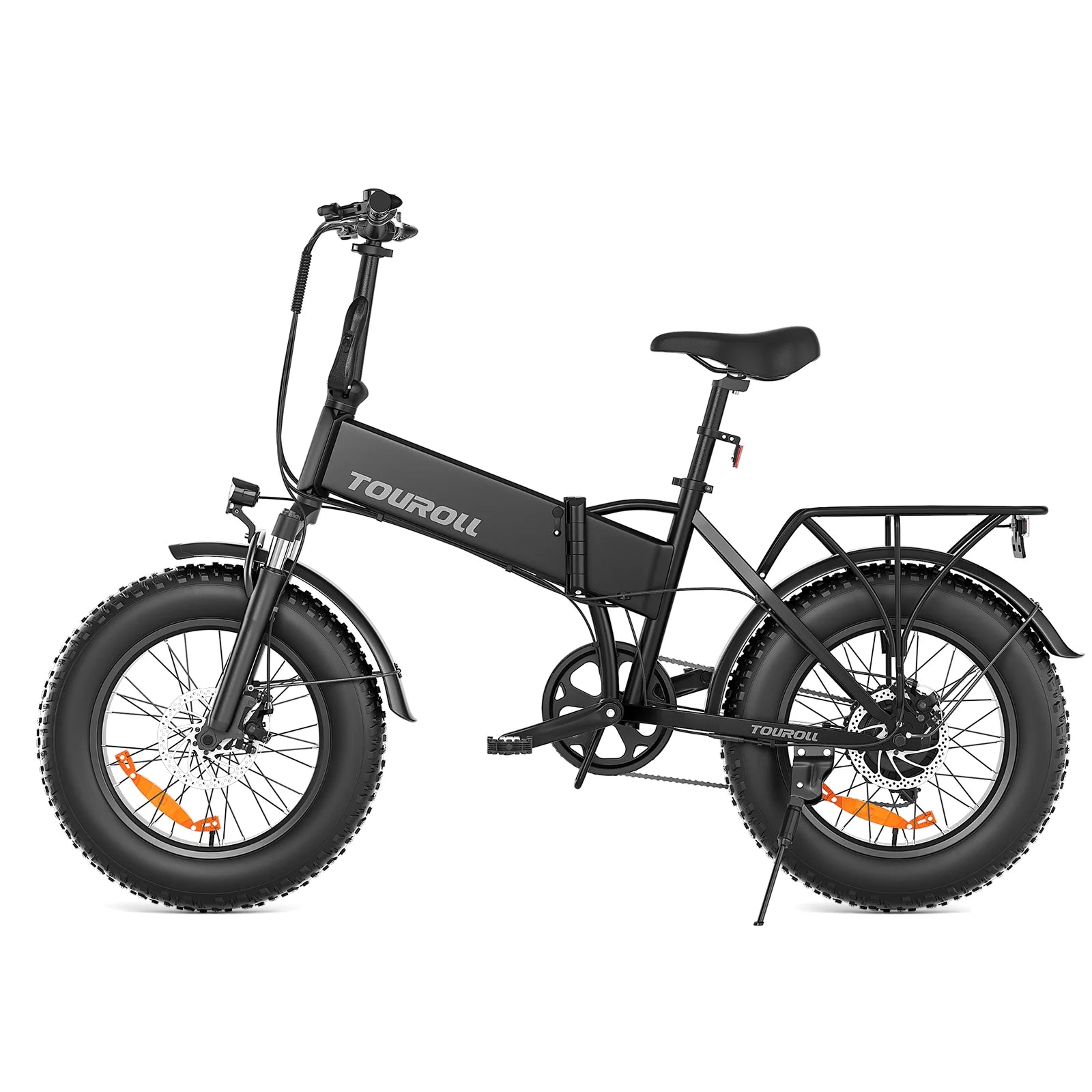 Touroll S1 750W Fat Tire Electric Bike 100 KM Range 48V Battery 25 KM/H Top Speed - PicarlyRide