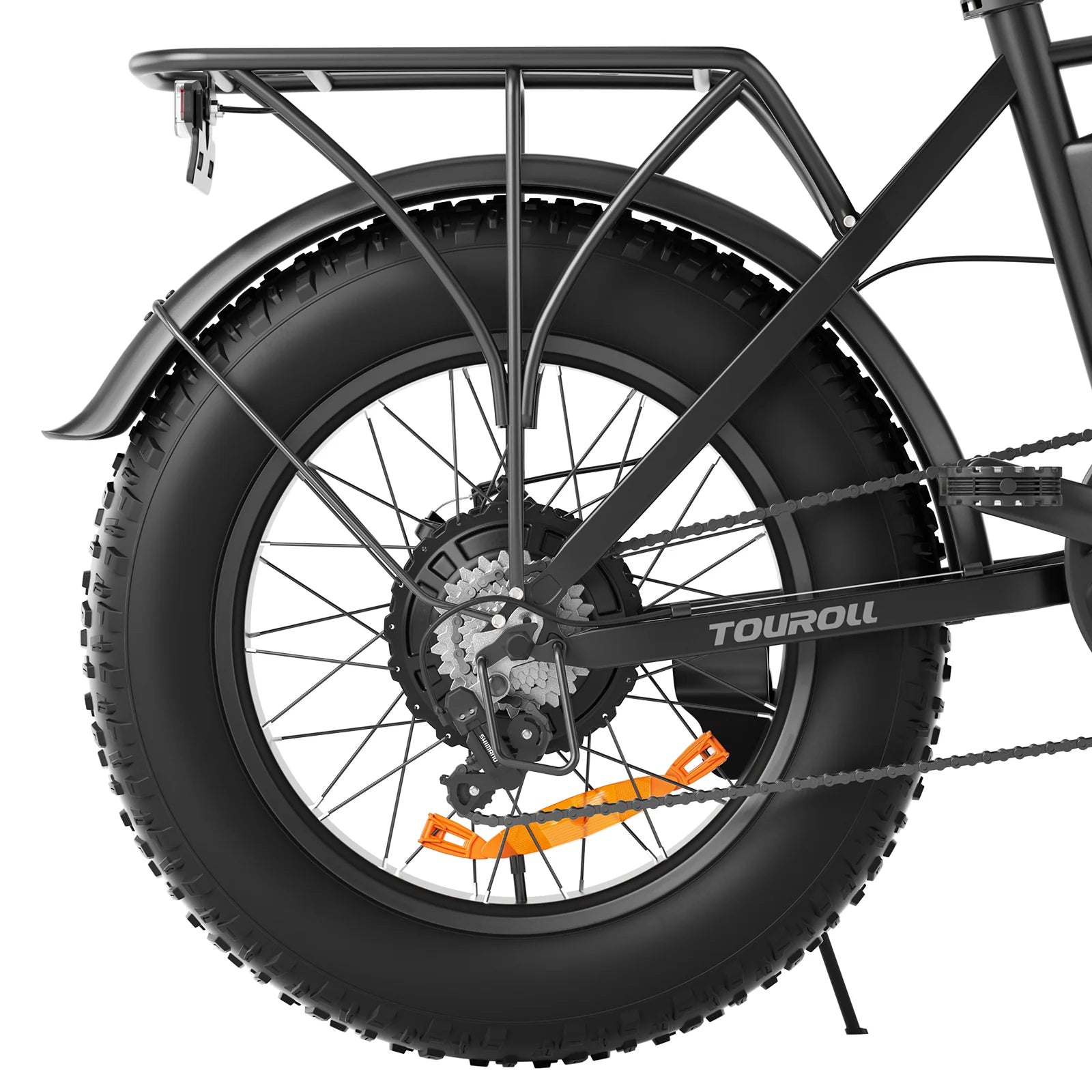 Touroll S1 750W Fat Tire Electric Bike 100 KM Range 48V Battery 25 KM/H Top Speed - PicarlyRide