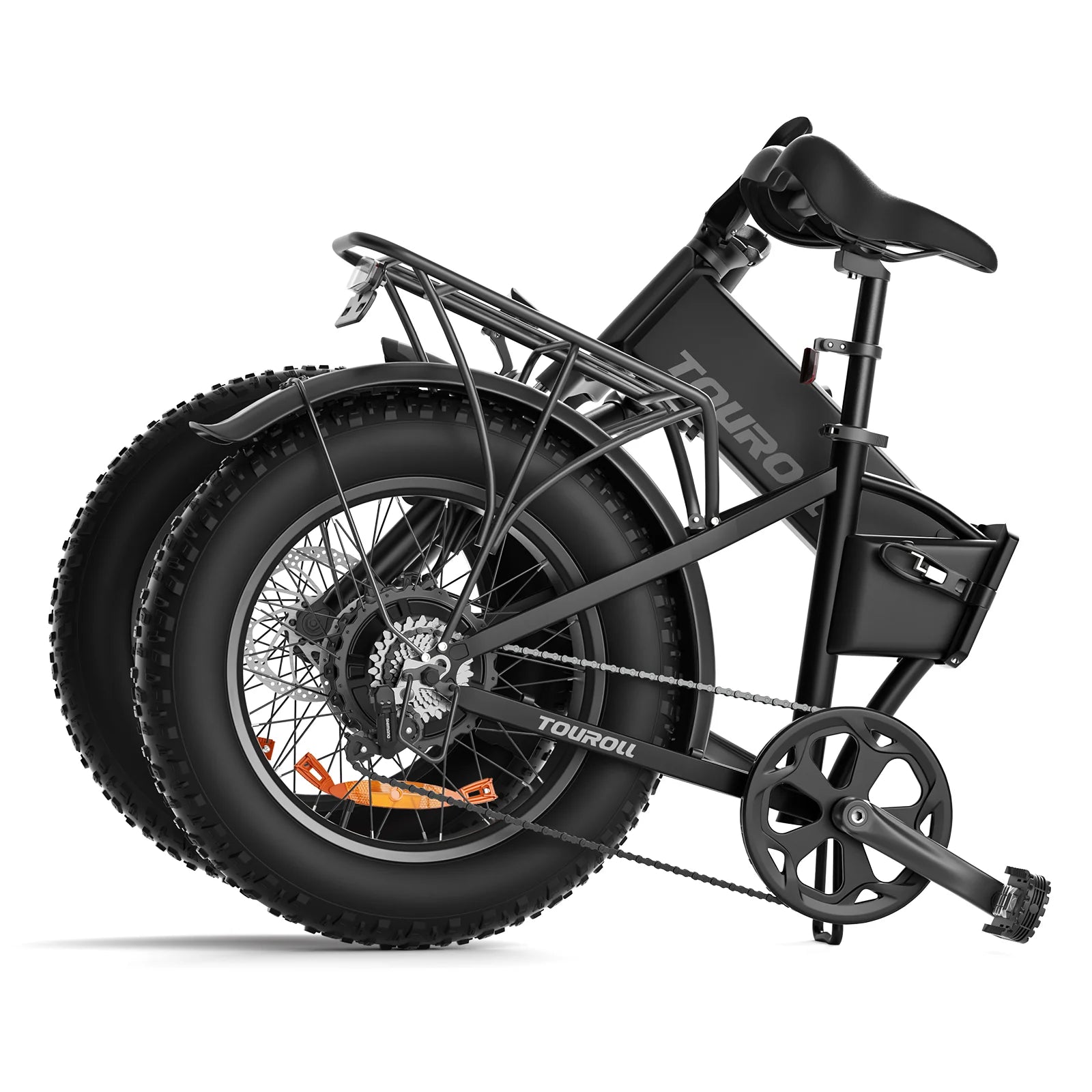 Touroll S1 750W Fat Tire Electric Bike 100 KM Range 48V Battery 25 KM/H Top Speed - PicarlyRide