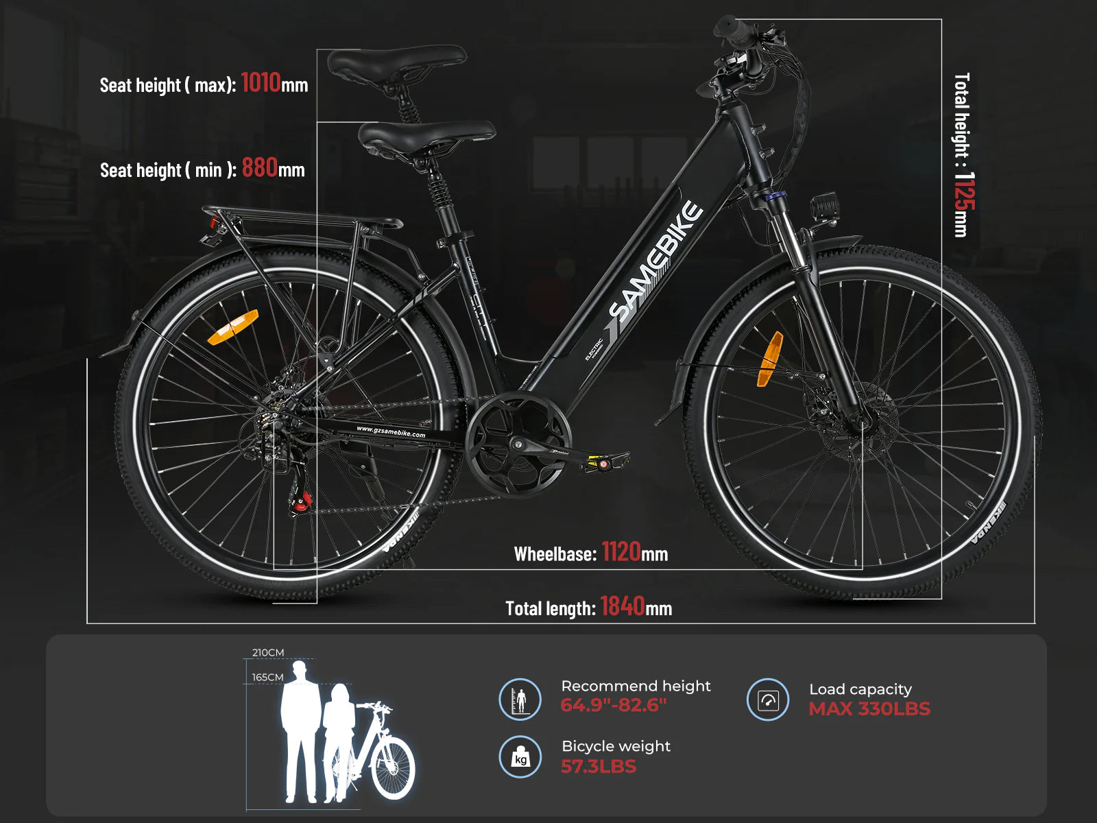 SAMEBIKE-RS-A01-Pro-bicicletta-elettrica-500W-per-spostamenti-urbani