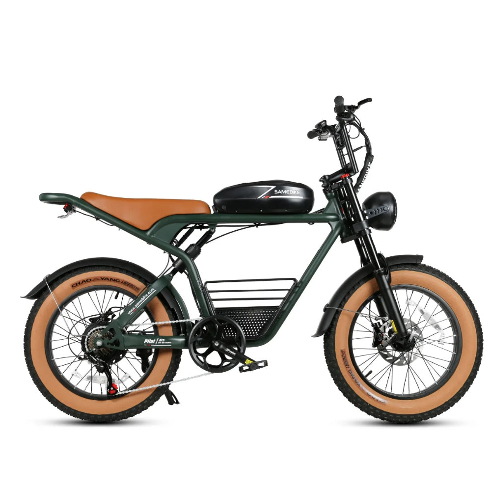 SAMEBIKE M20 1000W Motor Street-Legal Electric Bike 130km Range 48V 18Ah Battery 50km/h Speed Dual Suspension - PicarlyRide