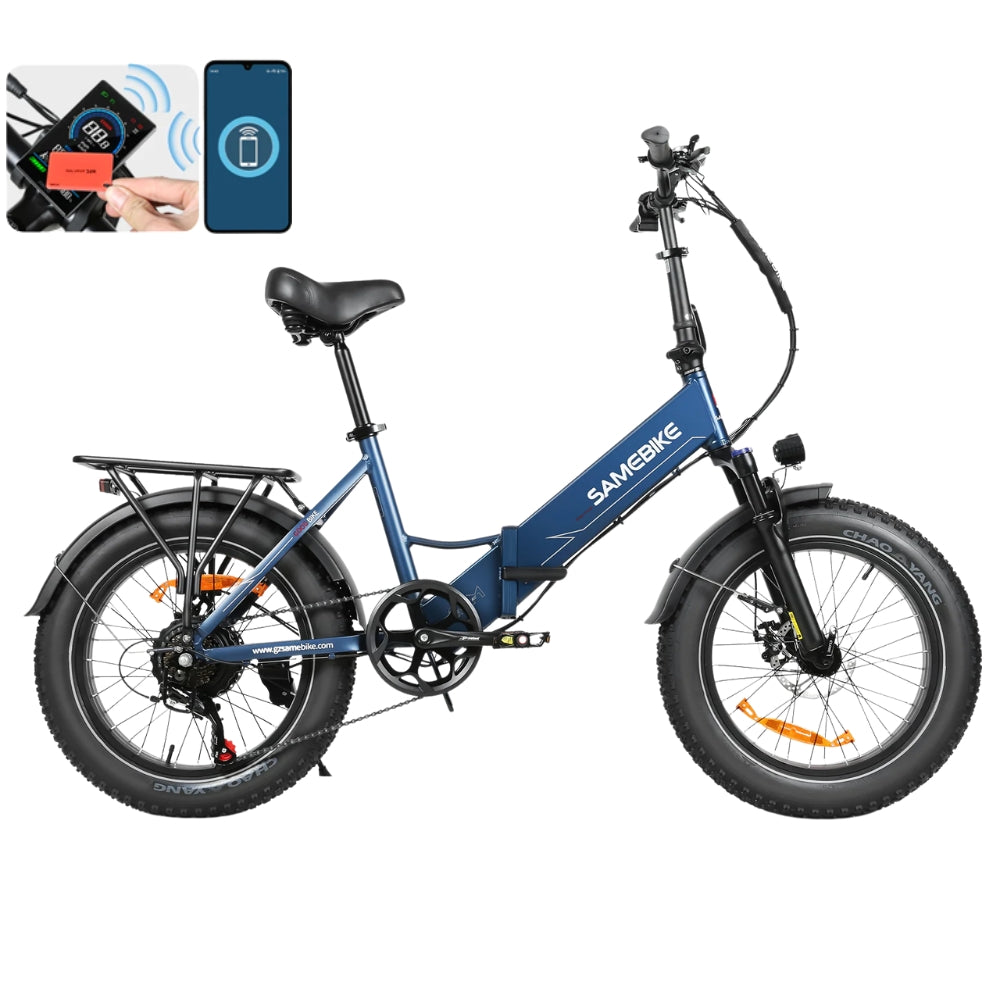SAMEBIKE LOTDM200-II Powerful 750W Motor Electric Folding Bicycle with 40km/h Speed