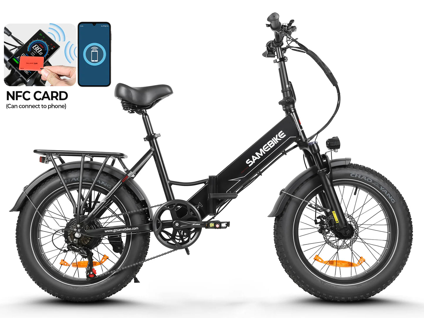 Langstrecken E-Bike SAMEBIKE LOTDM200-II 750W Faltbar für Stadt und Gelände