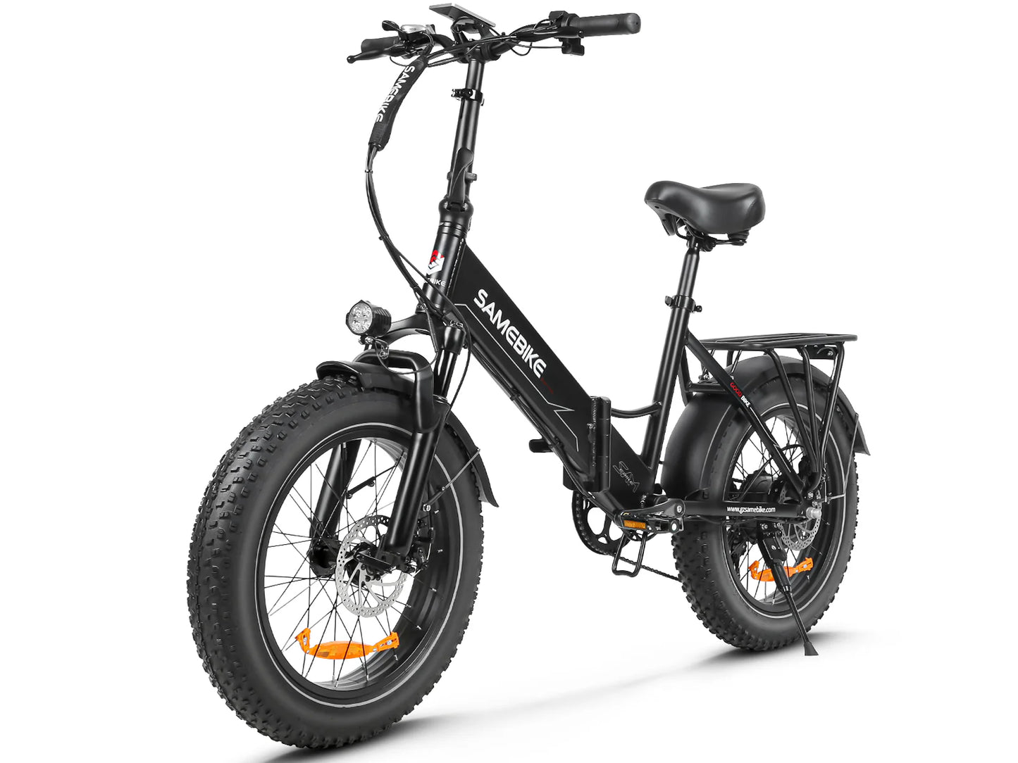 SAMEBIKE LOTDM200-II 750W Faltbares E-Bike mit Step-Through Rahmen und 48V Akku“
	2.	„Sch