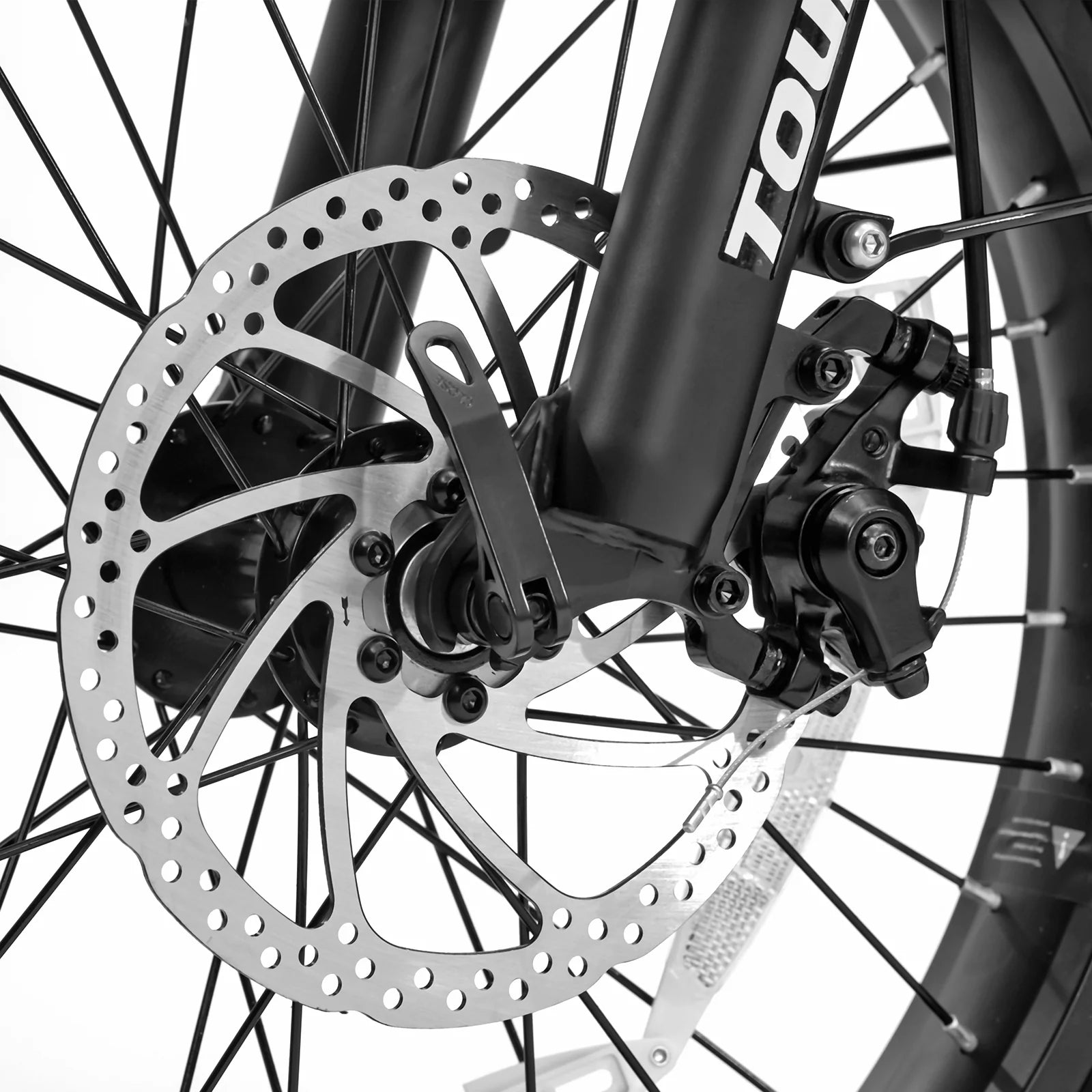 Touroll S2 650W Folding Fat Tire Electric Bike 150 KM Range 48V Battery 25 KM/H Top Speed - PicarlyRide