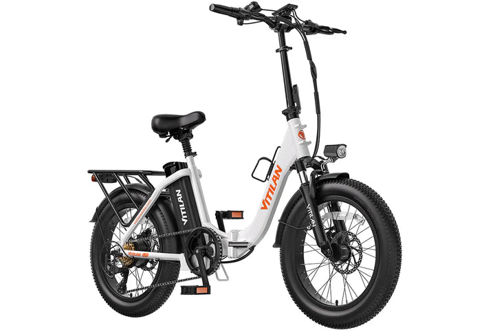 Vitilan U3 750W Fat Tire Foldable Electric Bike 45 Miles Range 48V 13Ah Battery - PicarlyRide