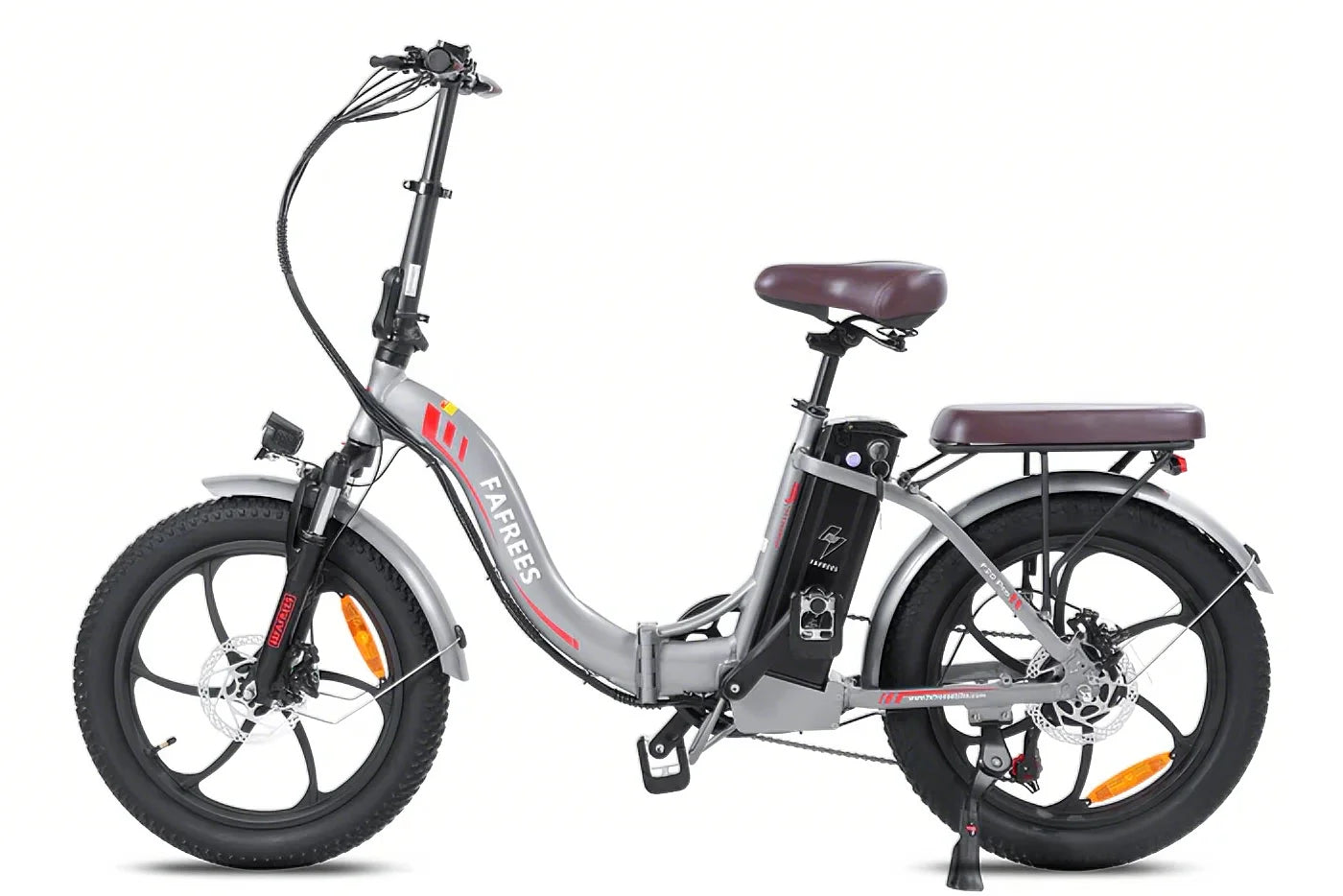 Fafrees F20 Pro 250W Motor Electric Step-Through Folding Bike 90km Range 36V 18Ah Battery 25km/h Speed - PicarlyRide