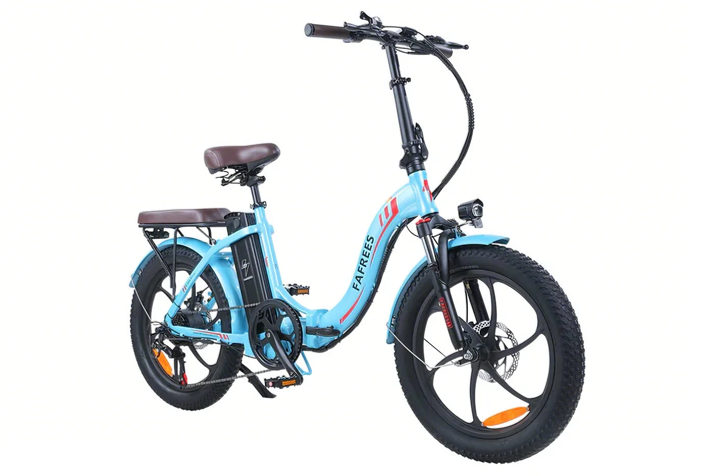 Fafrees F20 Pro 250W Motor Electric Step-Through Folding Bike 90km Range 36V 18Ah Battery 25km/h Speed - PicarlyRide