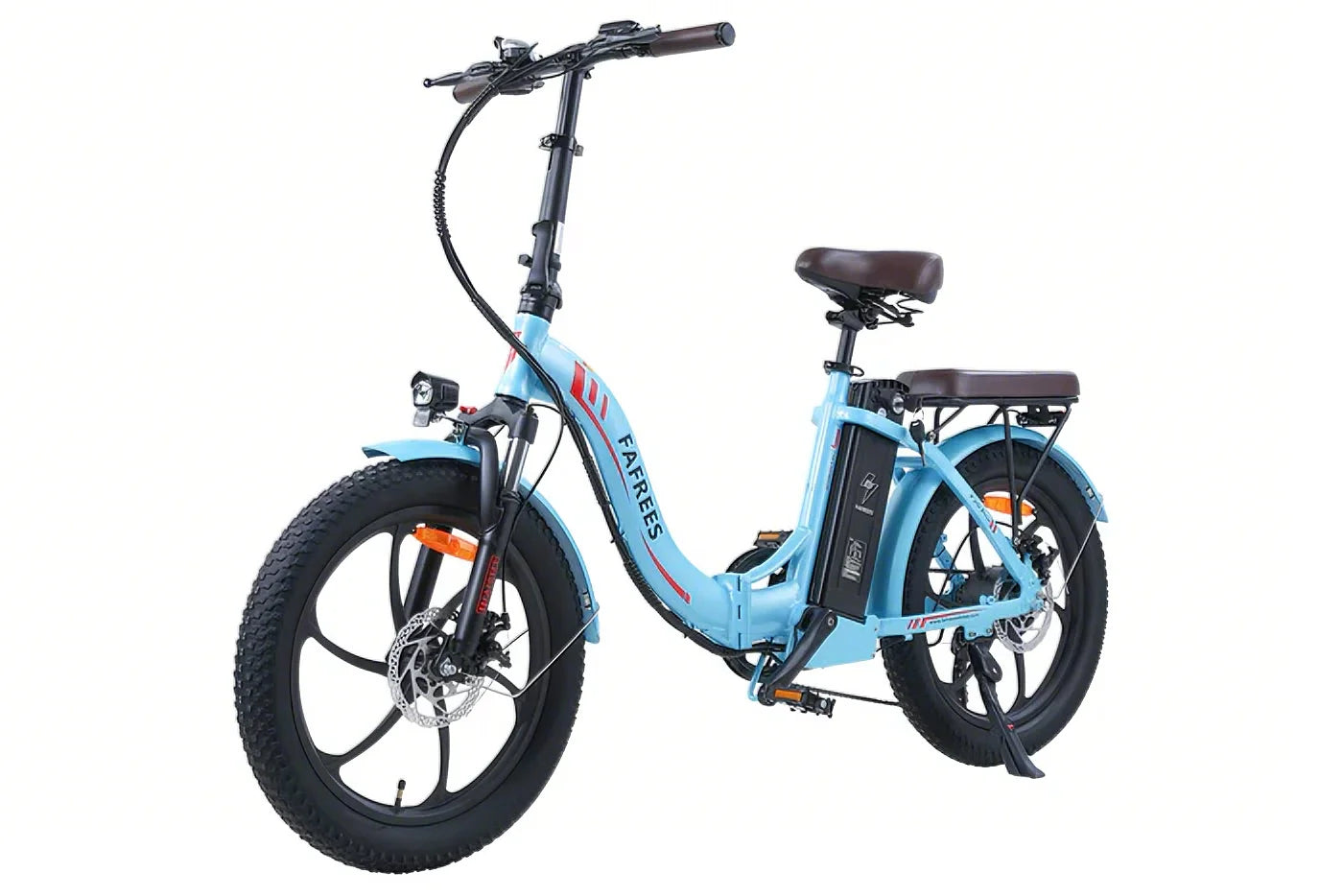 Fafrees F20 Pro 250W Motor Electric Step-Through Folding Bike 90km Range 36V 18Ah Battery 25km/h Speed - PicarlyRide