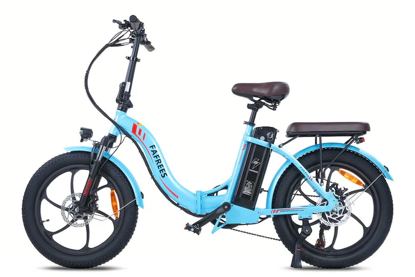 Fafrees F20 Pro 250W Motor Electric Step-Through Folding Bike 90km Range 36V 18Ah Battery 25km/h Speed - PicarlyRide