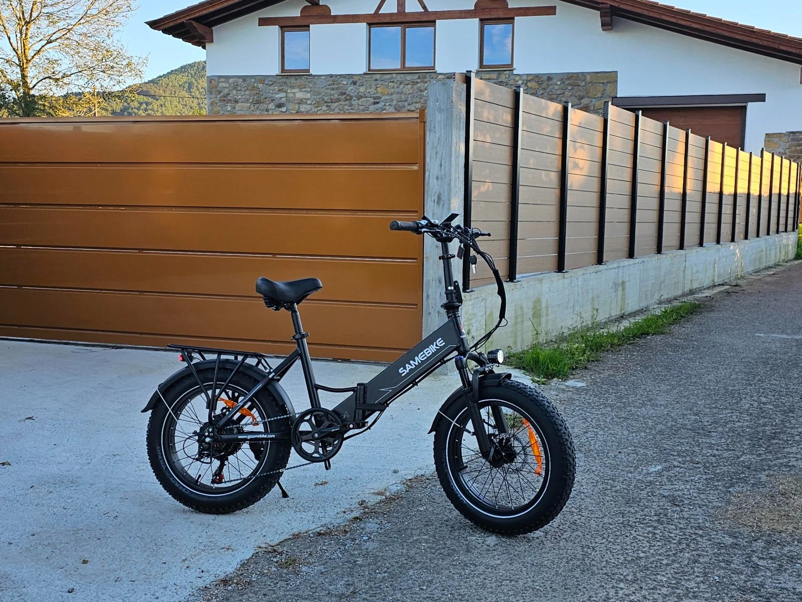 SAMEBIKE LOTDM200-II 750W Step-Through Folding eBike | 120km Long Range, 48V Battery, 40km/h Speed - PicarlyRide