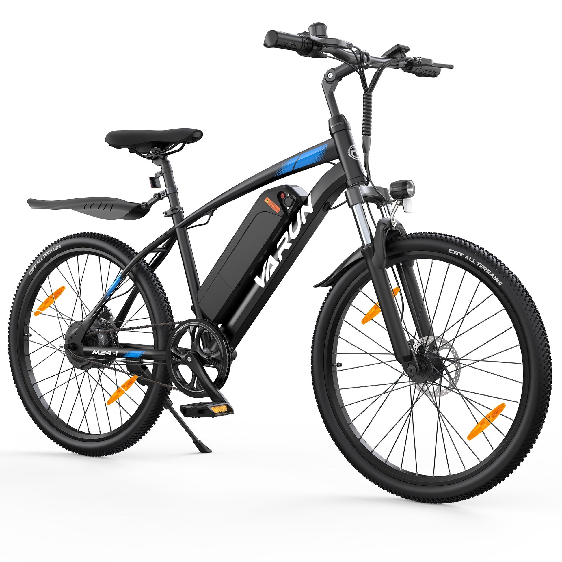 VARUN M24-1 Electric Bike, 350W Motor, Removable Battery, 20MPH
