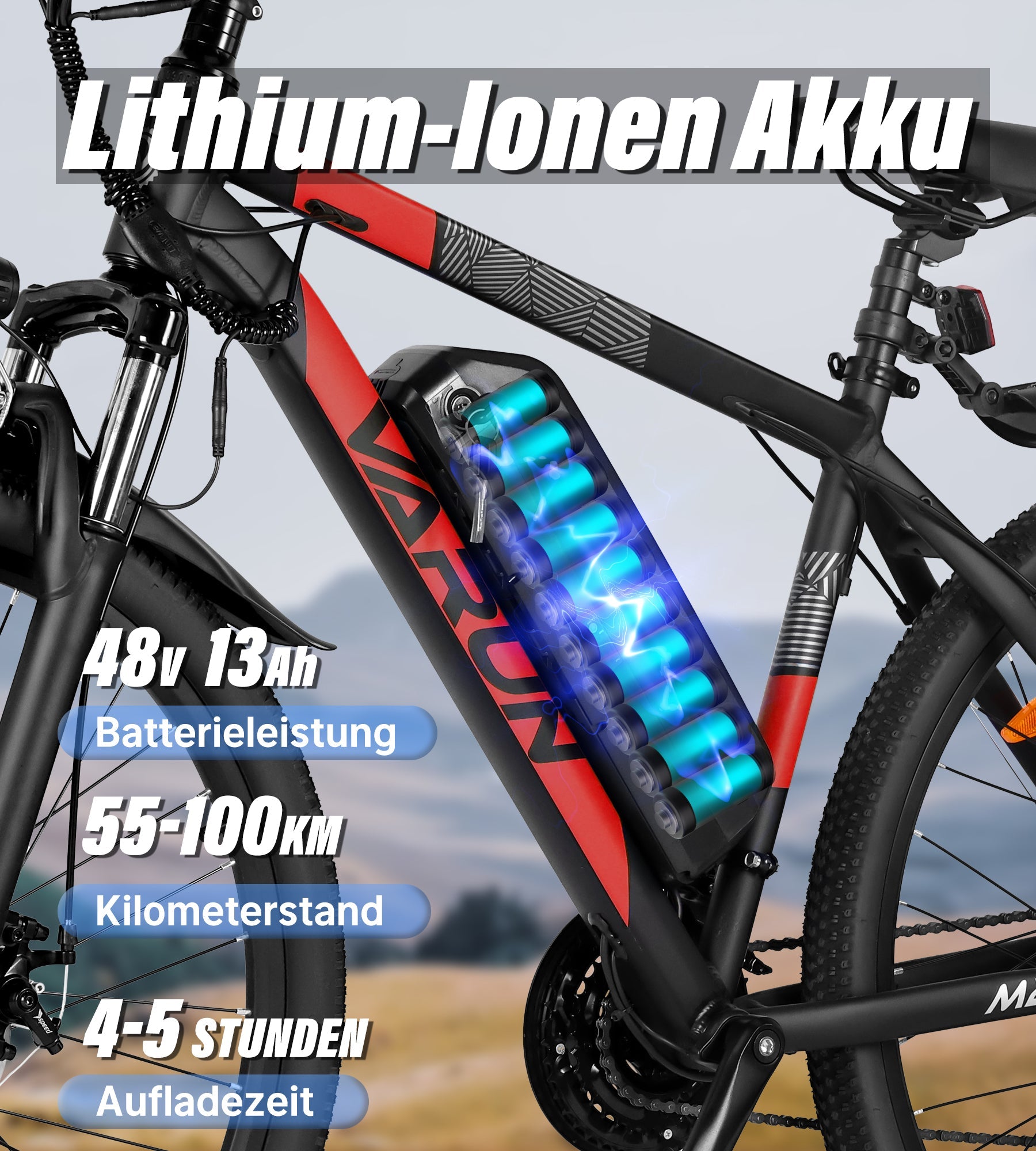 VARUN-M27-1-Elektro-Mountainbike-mit-250W-Motor-und-langem-Akku
