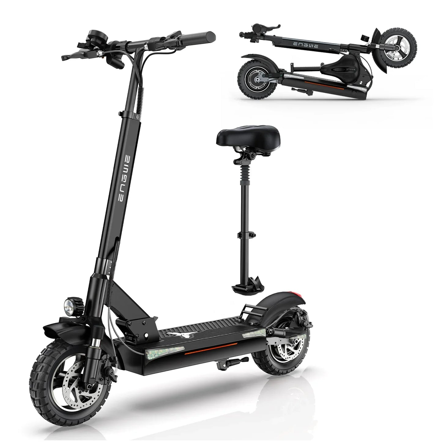 ENGWE Y600 830W Seated E-Scooter 70km Range 48V 18Ah Battery - PicarlyRide