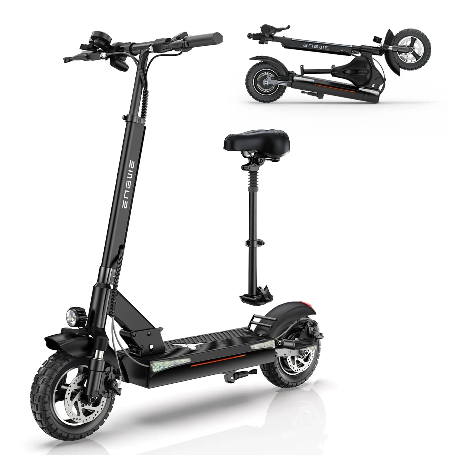 ENGWE Y600 830W Seated E-Scooter 70km Range 48V 18Ah Battery - PicarlyRide