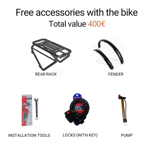 LANKELEISI MX600PRO 500W Motor 27.5" Electric Trekking City Bike 60-150KM Range 48V 20Ah Samsung Battery