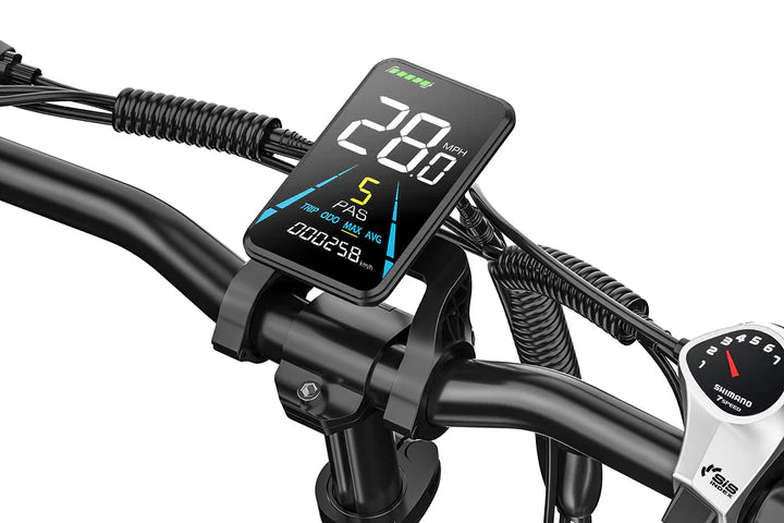 Vitilan U3 750W Fat Tire Foldable Electric Bike 45 Miles Range 48V 13Ah Battery - PicarlyRide