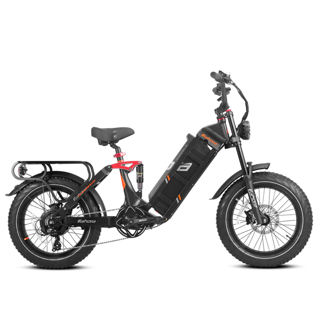 EAHORA  Juliet II 1500W E-Bike 100–110 Miles 52V 60Ah 3,120Wh Battery - PicarlyRide