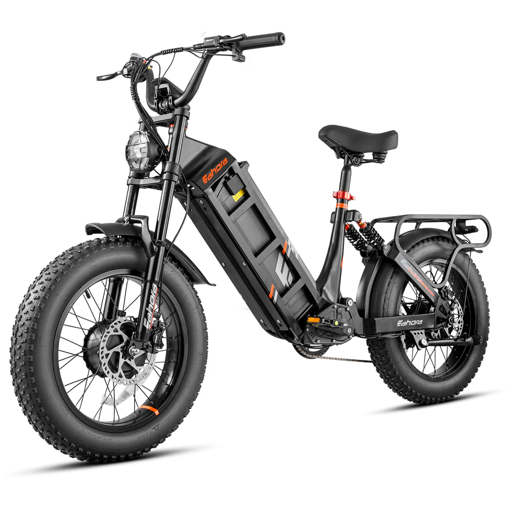 EAHORA  Juliet III Dual 1000W E-Bike 100–108 Miles 48V 60Ah 2,880Wh Battery - PicarlyRide